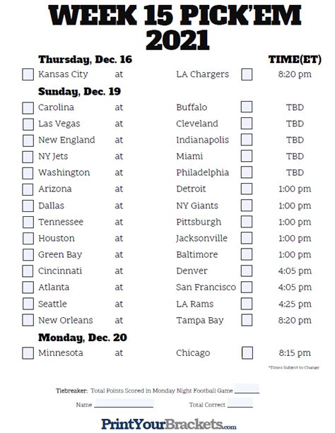 NFL Week 15 Picks & Expert Predictions .